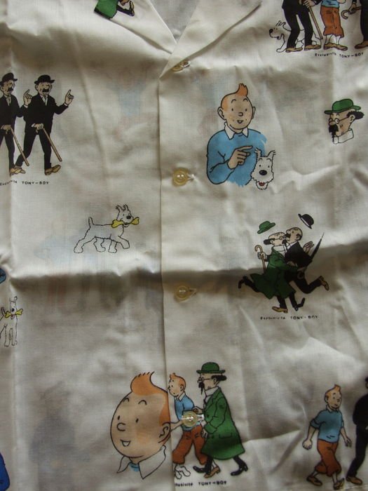 Tintin - Pyjama pour enfants 2 pièces - Tintin et ses amis - (années 80)