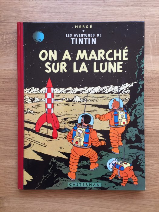 Tintin T17 - On a Marché sur la Lune - C - Pelliculé (1955)