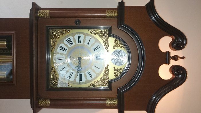large standing clock - tempus fugit - second half 20th century.