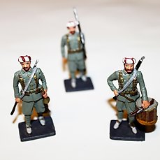 Republic Infantry Soldier 1936 Spain 55 mm Alymer Lead Tin figure Made in #16