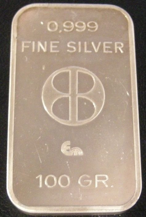 Silver Bar Kbc 100 Gram Catawiki
