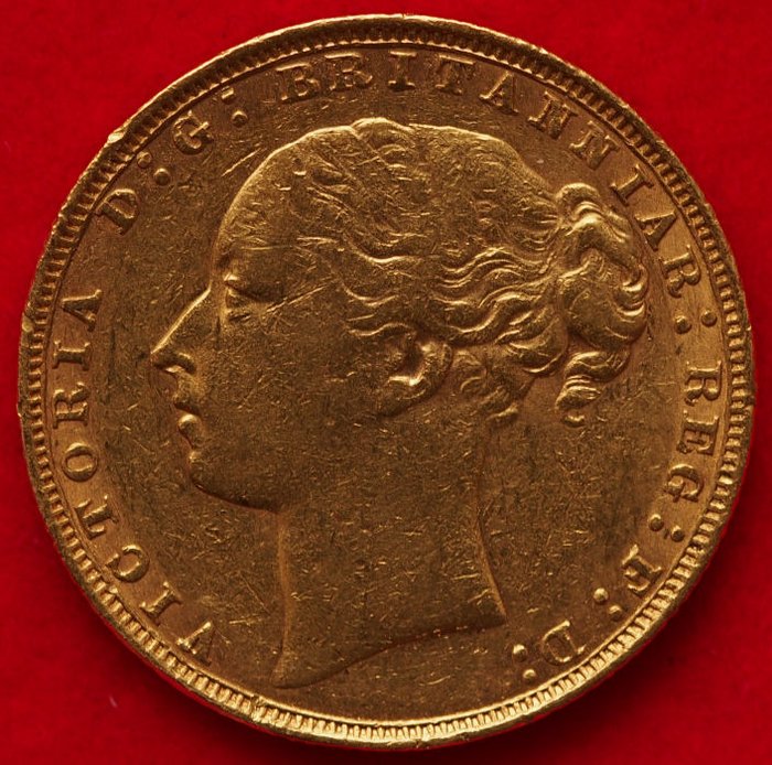 英国 – 1 金镑 1880年 — 维多利亚 — 金币