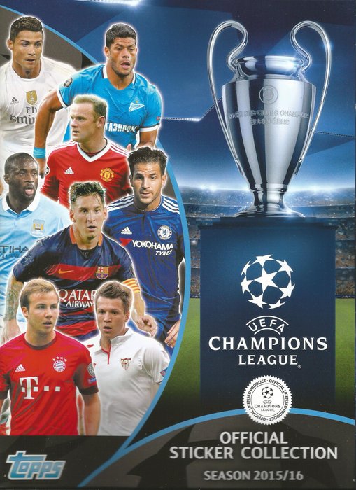 Topps Official Sticker Collection season 2015/16 - UEFA ...