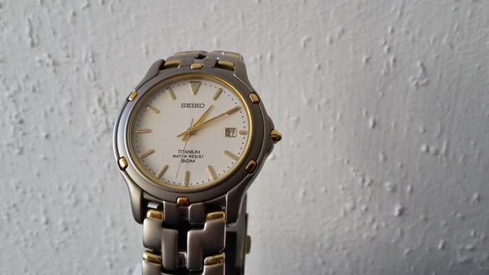 Seiko Titanium - Men's wristwatch - 90s, Unworn - Catawiki