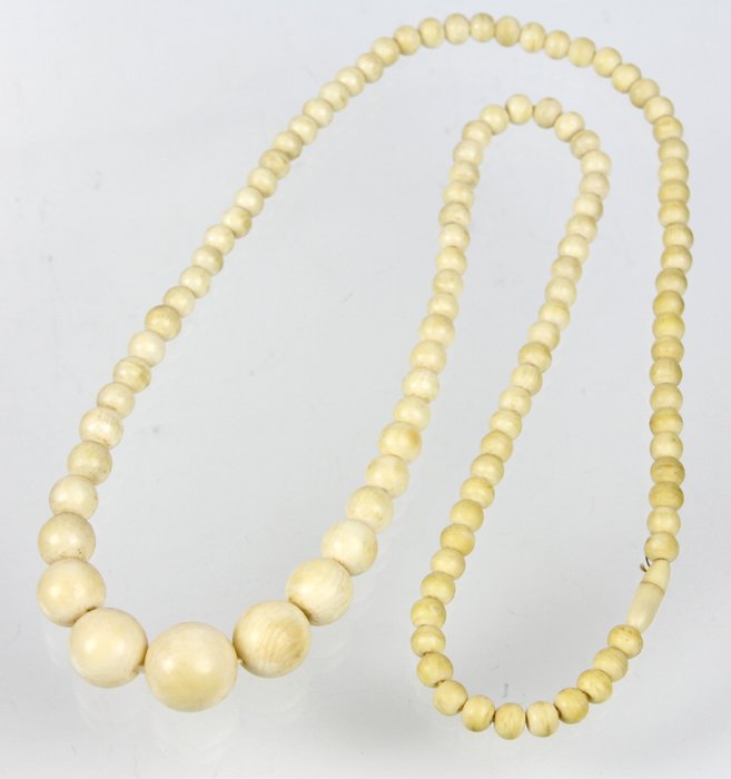Antique ivory - necklace - Catawiki