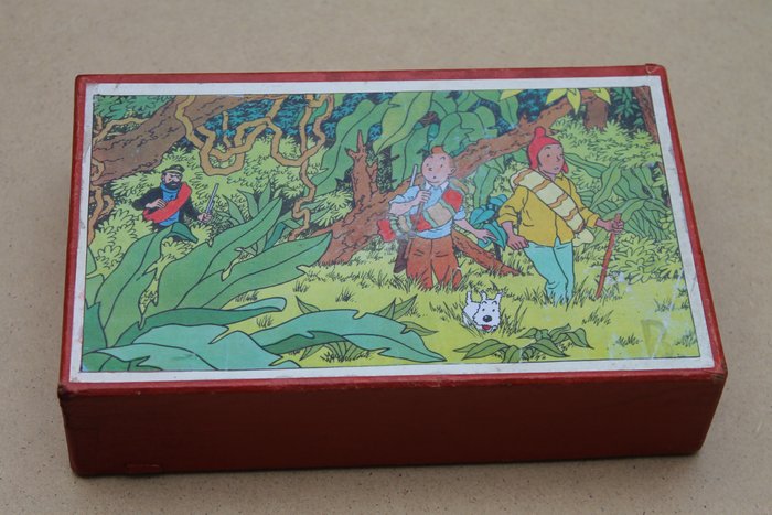 Tintin - Puzzle en boite 2ème série n°10 - Le Temple du Soleil - (année 1950)
