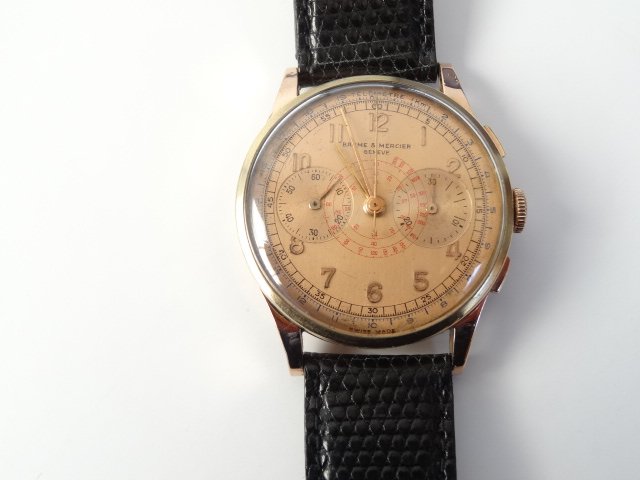 Baume & Mercier - men’s chronograph - 1940s - Catawiki