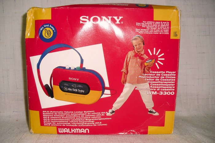 Vintage My First Sony walkman WM-3300