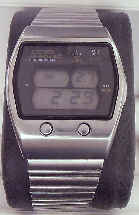 Seiko Quartz LC Chronographe - montre-bracelet - 1976