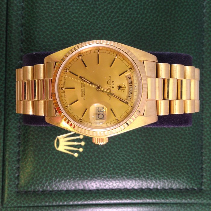 Rolex Oyster Perpetual Day-Date - Men's wristwatch - 1980s