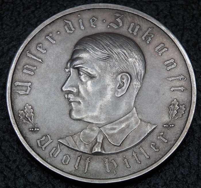 Germany, Third Reich - Silver Medal by O. Gloeckler Adolf Hitler's rise to power on 30. January 1933