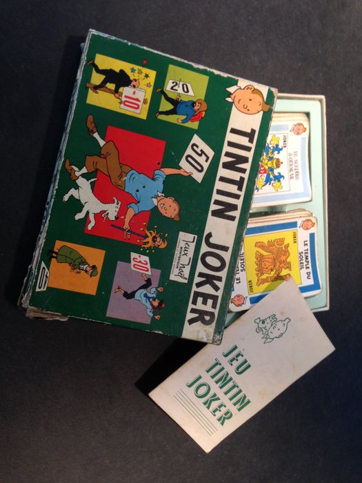 Hergé - Kuifje - Kaartspel Tintin Joker - (1965)