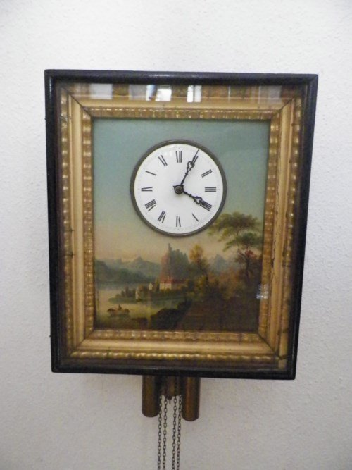 Schwarzwalder painted clock - ca.1880
