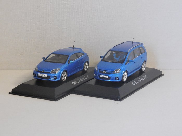 Minichamps - Scale 1/43 - Opel Astra OPC + Opel Zafira OPC