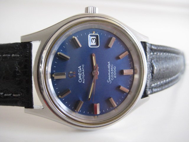 omega seamaster cosmic 2000 blue dial