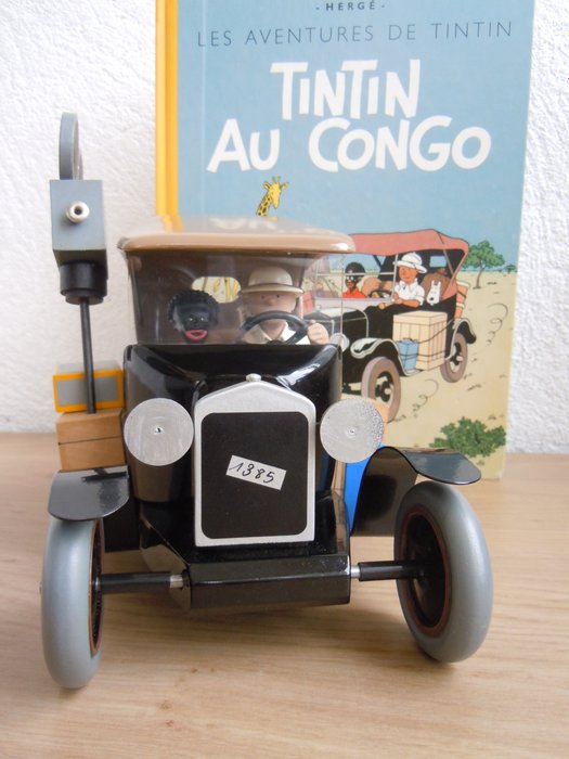 Tintin - Figurine Aroutcheff - Ford T - Tintin in Congo - (1990)