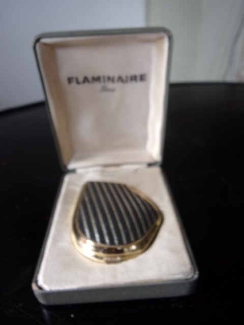 Gas lighter flaminaire Paris--plastic and metal