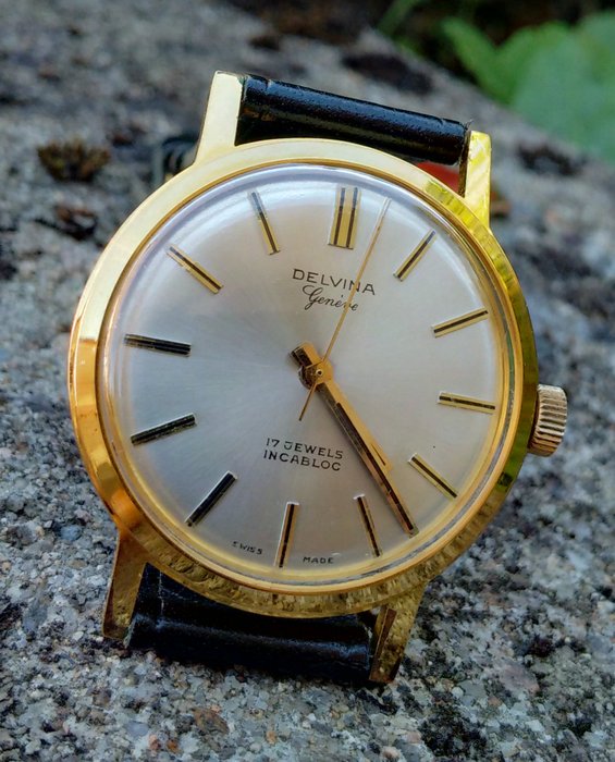 Delvina Genève -- Men's wrist watch -- Years 60 - Catawiki