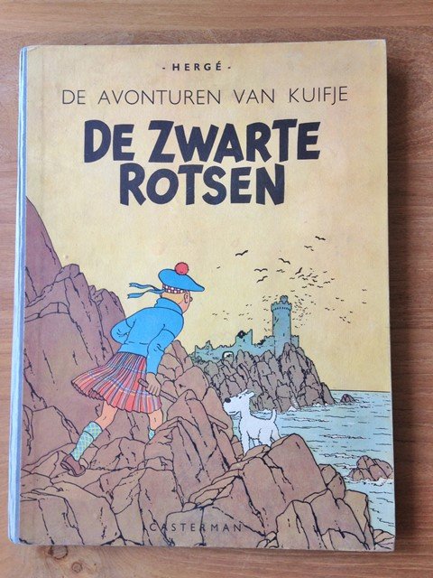 Kuifje 7 – De Zwarte Rotsen - hc - 1st edition (1946)