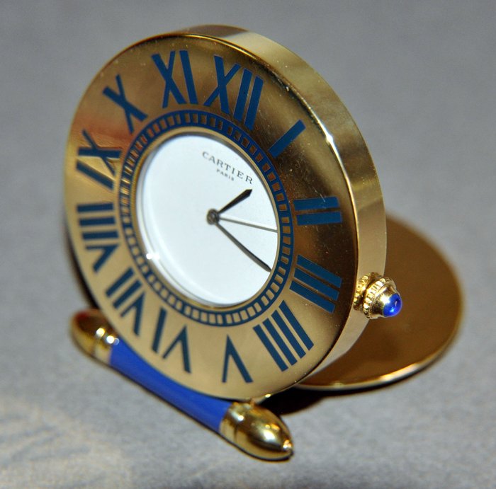 Must de Cartier - travel clock - with 