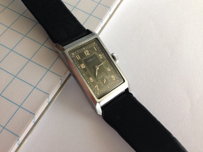 Lasalle Art Deco -- men's wrist watch - Catawiki