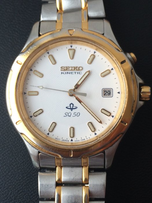 Seiko kinetic SQ50 watch ca 90s