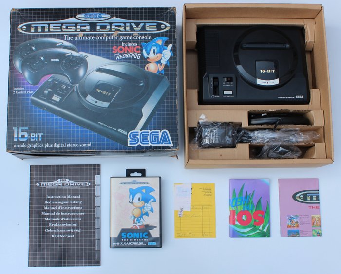 Sega Mega Drive 'Sonic the Hedgehog Pack' in original packaging - Catawiki