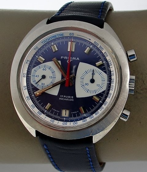 PRISMA GT -- CHRONOGRAPH -- mens wristwatch -- 1970s