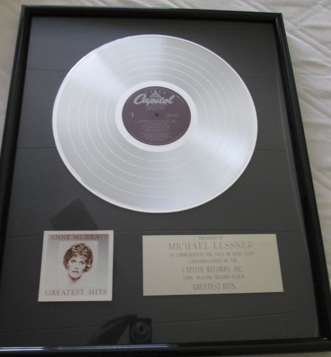 Anne Murray Greatest Hits Original Platinum Record Award Catawiki