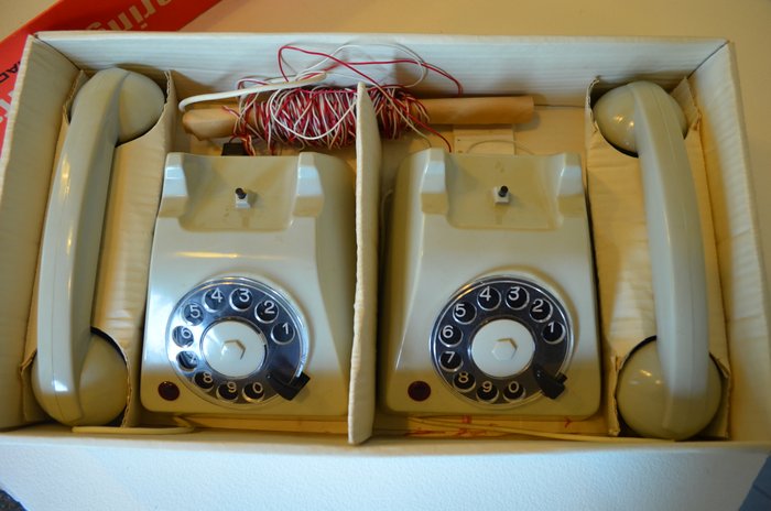 Vintage 1960's Telefoon Intercom set - Mehanotehnika Izola
