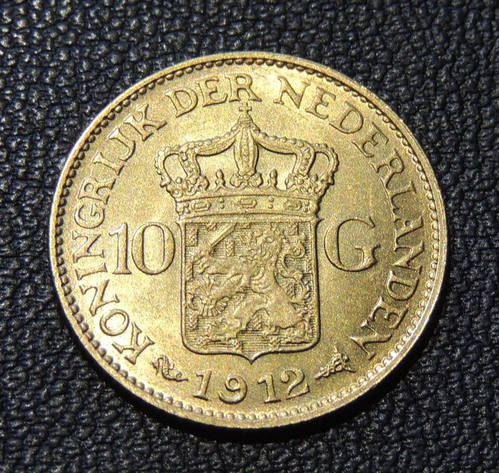 Netherlands - 10 Gulden 1912 Wilhelmina - gold - Catawiki