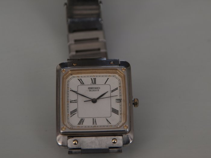Seiko Cartier- style men's wristwatch 1980s - Catawiki