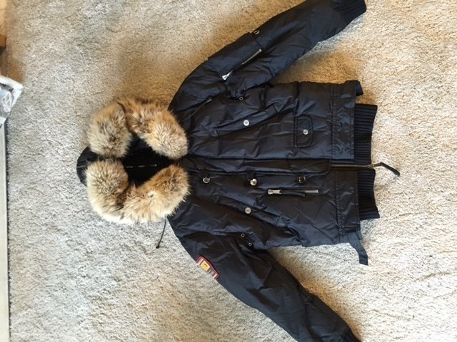 dsquared winter jacket fur