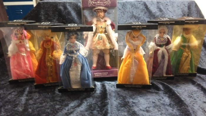 Rexard - King Henry VIII und sechs Frauen - Sammler Puppen