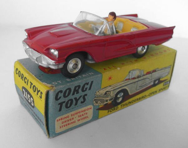Corgi Toys - Scale 1/43 - Ford Thunderbird Open Sports - Catawiki