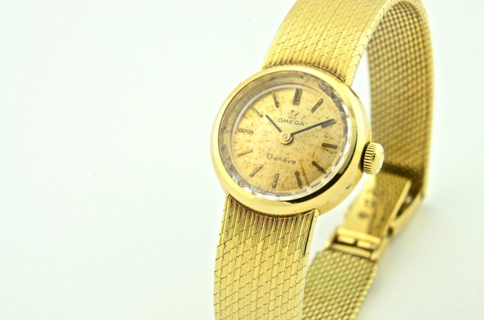 omega ladies gold watch 1960