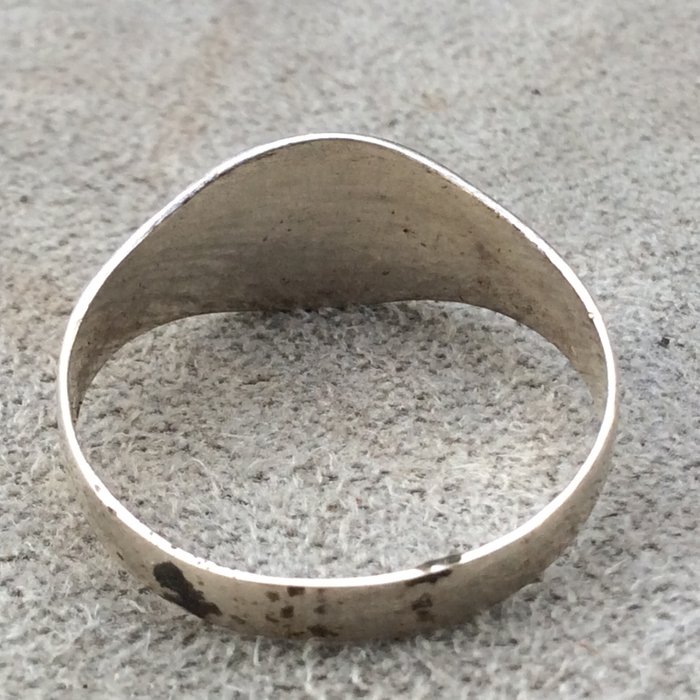 German silver memorial ring WW1 - Catawiki