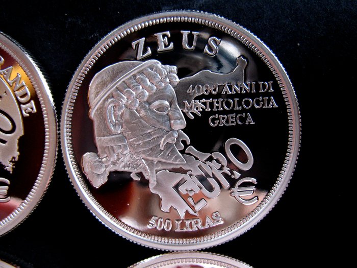 1 Coin 500 Liras silver World Proof Coin 1 oz 1999 Malta Alexander the Great