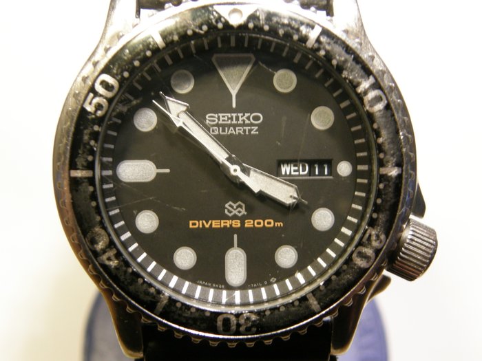 SEIKO MEN'S SCUBA DIVER 200 METER WITH DAY AND DATE - Catawiki