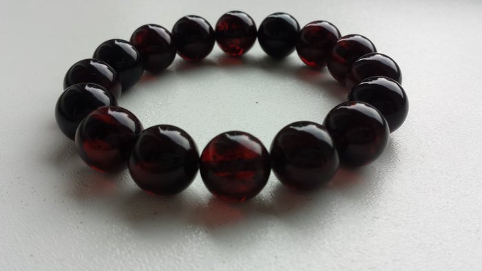 Natural Baltic amber bracelet cherry 10 gr