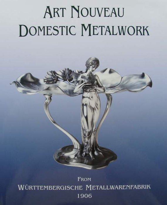 WMF Art Nouveau Domestic Metalwork 1906 - Carte / Catalog