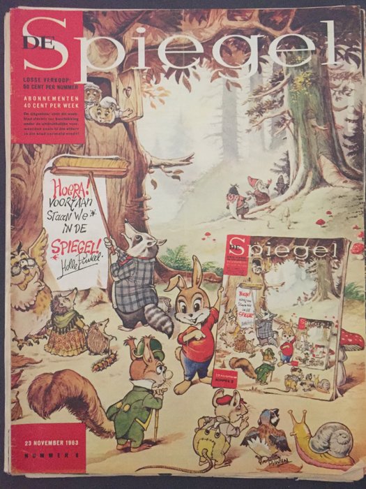 Holle Pinkel en Puk en Poppedijn - 6 complete verhalen uit weekblad 'De Spiegel' - sc - 1e editie (1963 / 1969).