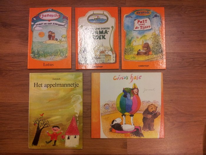 Jeugd; Kavel met 19 kinderboeken met tekeningen van Janosch - 1979/1997