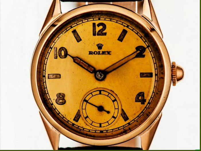 Rolex, small seconds - men's wristwatch 