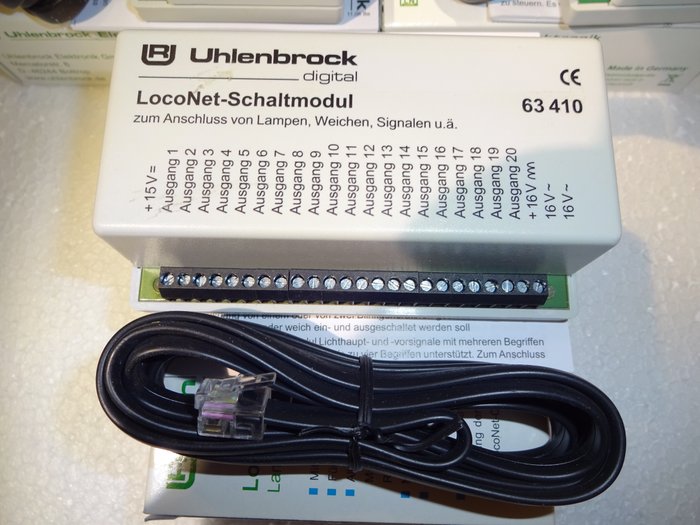 Uhlenbrock 63410-loconet-circuito Módulo mercancía nueva 