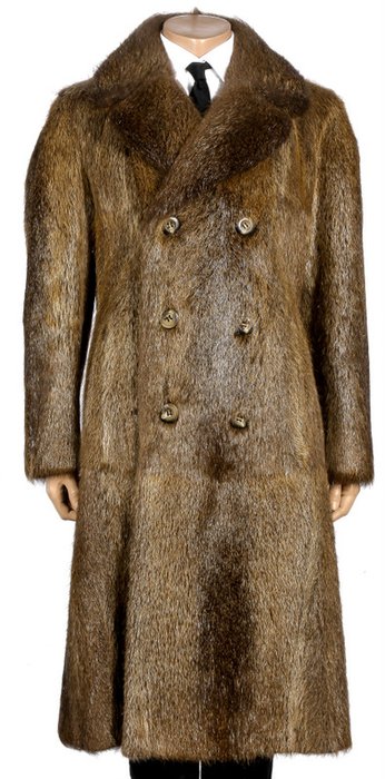 Levy Monsieur Berlin Men S Fur Coat, Men S Nutria Fur Coats