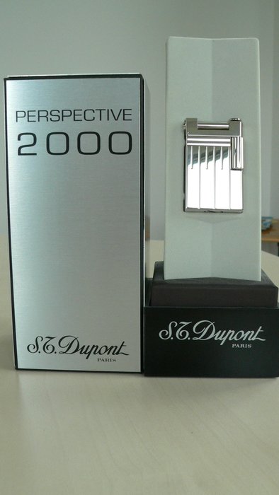 S.T. Dupont lighter, "Urban", limited edition "Perspective 2000"  - France, 2000