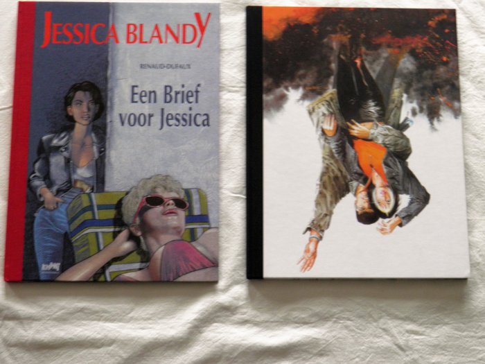 Jessica Blandy - Een brief voor Jessica + XIII Laat de honden los + 2x ex libris + filmcel - luxe hc (1997/2002)