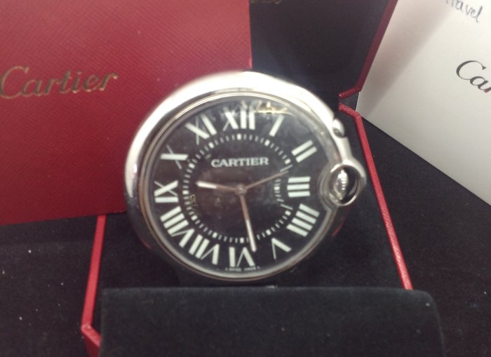 Cartier France Ballon Bleu Travel Alarm Clock 3038 - 21st century ...