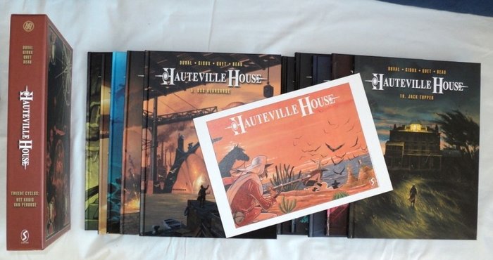 Hauteville House - 1 t/m 10 - compleet + opbergbox met ex libris - hc - 1e druk (2005/2015)